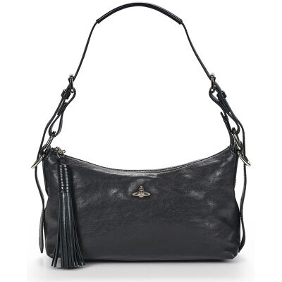 Τσάντες ώμου Vivienne Westwood EMMA SHOULDER BAG Black One Size Τσάντες ώμου Vivienne Westwood EMMA SHOULDER BAG Black One Size