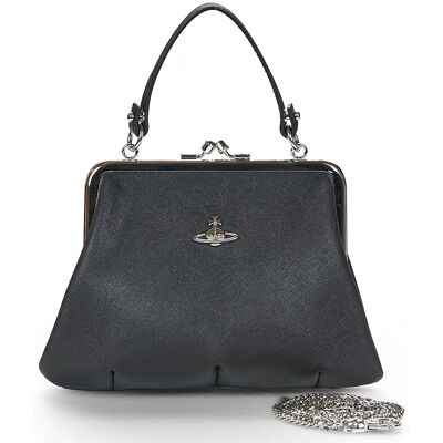 Τσάντες Χειρός Vivienne Westwood GRANNY FRAME PURSE Black One Size Τσάντες Χειρός Vivienne Westwood GRANNY FRAME PURSE Black One Size