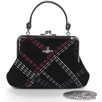 Τσάντες Χειρός Vivienne Westwood GRANNY FRAME PURSE Black One Size Τσάντες Χειρός Vivienne Westwood GRANNY FRAME PURSE Black One Size