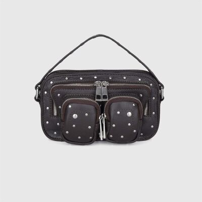 Τσάντες ώμου Nunoo Helena Rivet Mountain Brown One Size Τσάντες ώμου Nunoo Helena Rivet Mountain Brown One Size