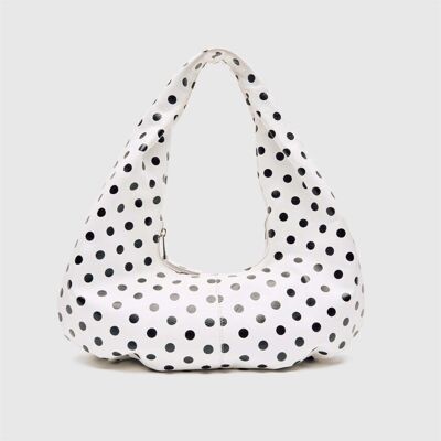 Τσάντες ώμου Nunoo Small Alma Draped Polka Άσπρο One Size Τσάντες ώμου Nunoo Small Alma Draped Polka Άσπρο One Size