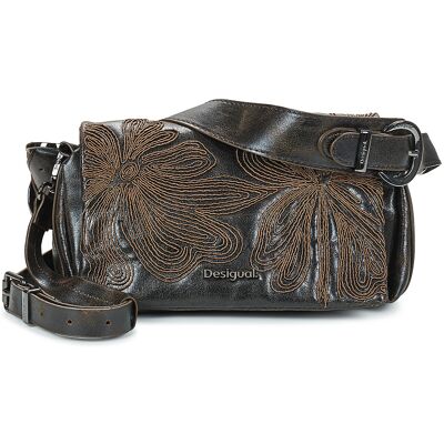 Τσάντες ώμου Desigual MISTRAL NARON MINI FLAP Brown One Size Τσάντες ώμου Desigual MISTRAL NARON MINI FLAP Brown One Size