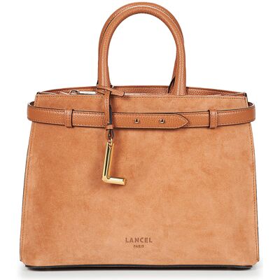 Τσάντες Χειρός Lancel FAUBOURG CARRYALL ZIP S Brown One Size Τσάντες Χειρός Lancel FAUBOURG CARRYALL ZIP S Brown One Size