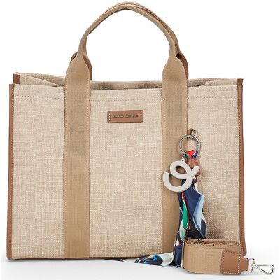 Τσάντες Χειρός David Jones - Beige One Size Τσάντες Χειρός David Jones - Beige One Size