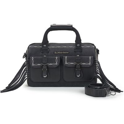 Τσάντες ώμου Dr. Martens TOP HANDLE BAG BLACK CLASSIC PULL UP+BRONX SUEDE Black One Size Τσάντες ώμου Dr. Martens TOP HANDLE BAG BLACK CLASSIC PULL UP+BRONX SUEDE Black One Size