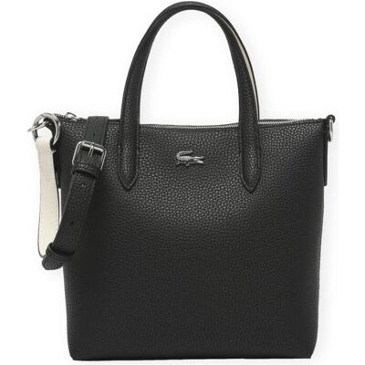 Τσάντες Χειρός Lacoste Anna Mini Bag - Noir Farine Άσπρο One Size Τσάντες Χειρός Lacoste Anna Mini Bag - Noir Farine Άσπρο One Size