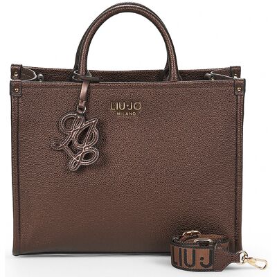 Τσάντες Χειρός Liu Jo ECS M TOTE T Brown One Size Τσάντες Χειρός Liu Jo ECS M TOTE T Brown One Size