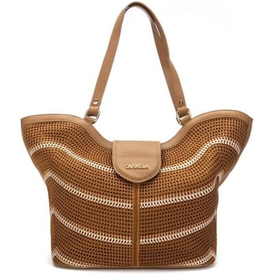 Shopping bag Carmela 186218c Brown One Size Shopping bag Carmela 186218c Brown One Size