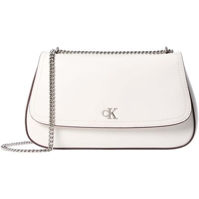 Τσάντες ώμου Calvin Klein Jeans Ck Convertible Chain Medium Bag Άσπρο One Size Τσάντες ώμου Calvin Klein Jeans Ck Convertible Chain Medium Bag Άσπρο One Size