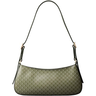 Τσάντες ώμου Calvin Klein Jeans Emblem Aop Small Shoulder Bag Beige One Size Τσάντες ώμου Calvin Klein Jeans Emblem Aop Small Shoulder Bag Beige One Size