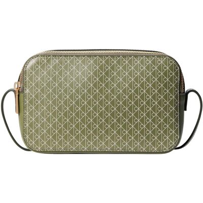 Τσάντες Χειρός Calvin Klein Jeans Emblem Aop Elongated Camera Bag Green One Size Τσάντες Χειρός Calvin Klein Jeans Emblem Aop Elongated Camera Bag Green One Size