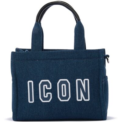 Τσάντα Icon DENIM BORSA Μπλέ One Size Τσάντα Icon DENIM BORSA Μπλέ One Size