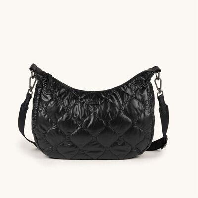 Τσάντα Munich Cover Fw25 Crossbody Hobo Black One Size Τσάντα Munich Cover Fw25 Crossbody Hobo Black One Size