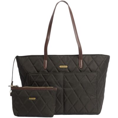 Τσάντα Barbour QUILTED TOTE BAG LBA0395 Green One Size Τσάντα Barbour QUILTED TOTE BAG LBA0395 Green One Size