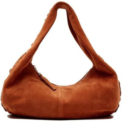 Τσάντα Nunoo 81939337nb Small Alma Scallop Suede Brown One Size Τσάντα Nunoo 81939337nb Small Alma Scallop Suede Brown One Size