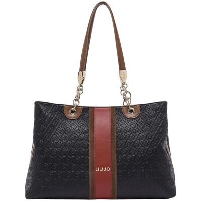 Τσάντα Liu Jo SHOPPING BAG AF6104 E1141 Black One Size Τσάντα Liu Jo SHOPPING BAG AF6104 E1141 Black One Size