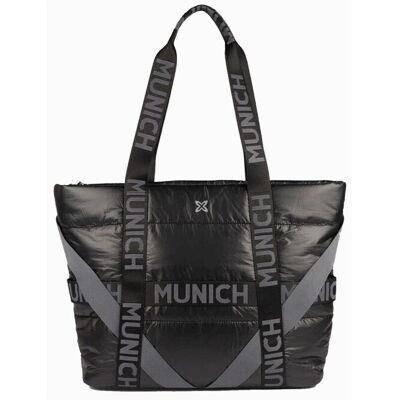 Τσάντα Munich 7113769m Glossy Shopper Black One Size Τσάντα Munich 7113769m Glossy Shopper Black One Size