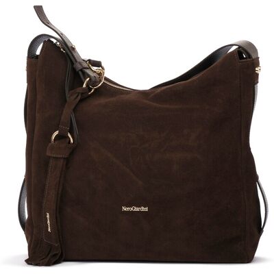 Τσάντα NeroGiardini NERO GIARDINI 300 MORO CAMOSCIO Brown One Size Τσάντα NeroGiardini NERO GIARDINI 300 MORO CAMOSCIO Brown One Size