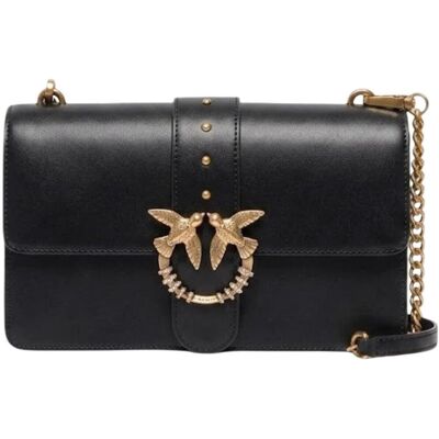 Τσάντα Pinko LOVE ONE MINI NEW BUCKLE VITEL 107071 A0F1 Black One Size Τσάντα Pinko LOVE ONE MINI NEW BUCKLE VITEL 107071 A0F1 Black One Size
