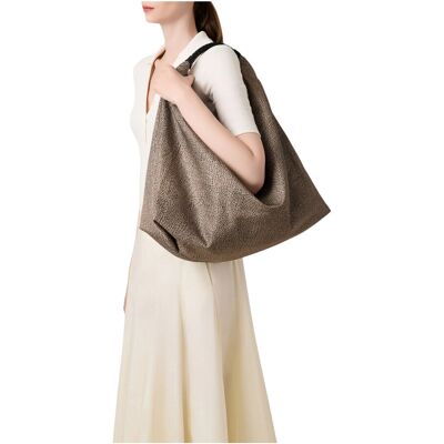 Τσάντα Borbonese 910102070195X11 Beige One Size Τσάντα Borbonese 910102070195X11 Beige One Size