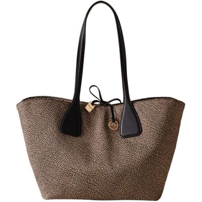 Τσάντα Borbonese 91010213AH1X11 Beige One Size Τσάντα Borbonese 91010213AH1X11 Beige One Size