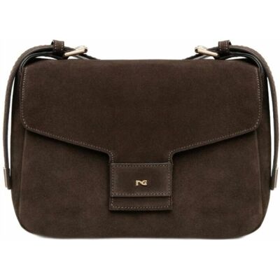 Τσάντα NeroGiardini Velour Brown One Size Τσάντα NeroGiardini Velour Brown One Size