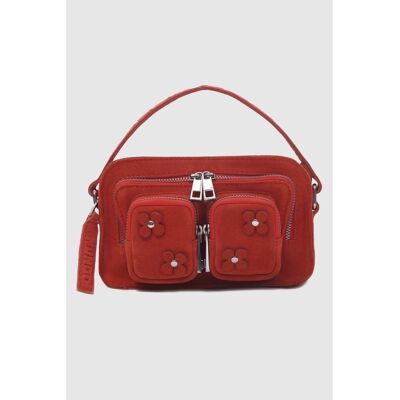 Τσάντα Nunoo 77469308nb Helena Icon Suede Red One Size Τσάντα Nunoo 77469308nb Helena Icon Suede Red One Size