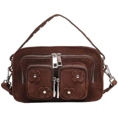 Τσάντα Nunoo 77469344nb Helena Icon Suede Brown One Size Τσάντα Nunoo 77469344nb Helena Icon Suede Brown One Size