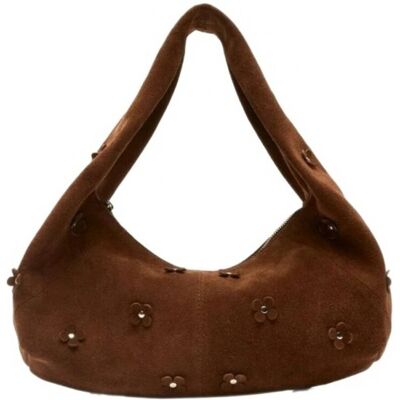 Τσάντα Nunoo 81949344nb Small Alma Icon Suede Brown One Size Τσάντα Nunoo 81949344nb Small Alma Icon Suede Brown One Size