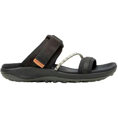Σανδάλια χωρίς τακούνι Merrell Sandales Terran 4 noires confortables et écologiques Black 37 Σανδάλια χωρίς τακούνι Merrell Sandales Terran 4 noires confortables et écologiques Black 37