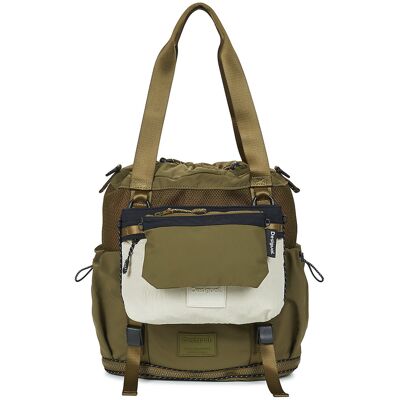 Σακίδιο πλάτης Desigual BACKPACK BASIC MODULAR DISCOVER Kaki One Size Σακίδιο πλάτης Desigual BACKPACK BASIC MODULAR DISCOVER Kaki One Size
