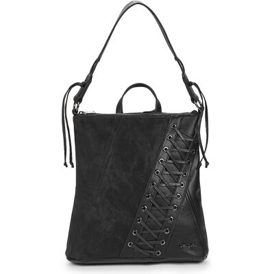 Σακίδιο πλάτης Desigual BACKPACK BLACK PATCH TANGO PRETORIA MINI Black One Size Σακίδιο πλάτης Desigual BACKPACK BLACK PATCH TANGO PRETORIA MINI Black One Size