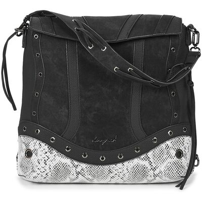 Σακίδιο πλάτης Desigual BACKPACK SNAKE PATCH JERSEY 2.0 MINI Black One Size Σακίδιο πλάτης Desigual BACKPACK SNAKE PATCH JERSEY 2.0 MINI Black One Size