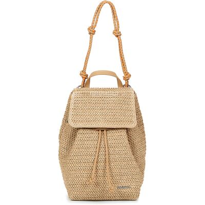 Σακίδιο πλάτης Desigual BACKPACK HALF LOGO RAFFIA LUENA Beige One Size Σακίδιο πλάτης Desigual BACKPACK HALF LOGO RAFFIA LUENA Beige One Size