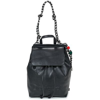 Σακίδιο πλάτης Desigual BACKPACK HALF LOGO LUENA Black One Size Σακίδιο πλάτης Desigual BACKPACK HALF LOGO LUENA Black One Size