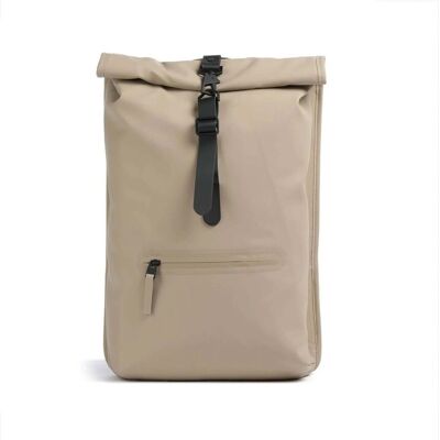 Σακίδιο πλάτης Rains Rolltop Rucksack W3 Beige One Size Σακίδιο πλάτης Rains Rolltop Rucksack W3 Beige One Size