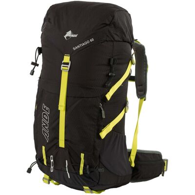 Σακίδιο πλάτης Ande Santiago 2.0 60 Lt Black One Size Σακίδιο πλάτης Ande Santiago 2.0 60 Lt Black One Size