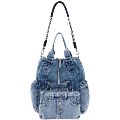 Σακίδιο πλάτης Desigual BACK_JACKDENIM GLOBE 26WAKD06 Μπλέ One Size Σακίδιο πλάτης Desigual BACK_JACKDENIM GLOBE 26WAKD06 Μπλέ One Size