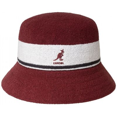 Καπέλο Kangol Bermuda stripe bucket Red Small Καπέλο Kangol Bermuda stripe bucket Red Small