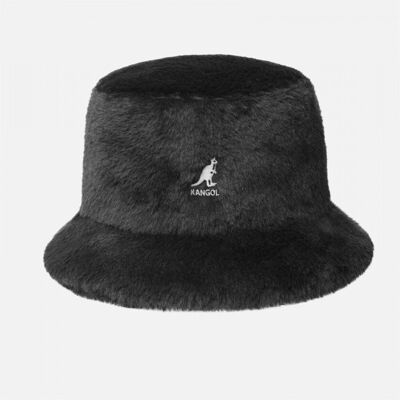 Καπέλο Kangol Faux fur bucket Black Small Καπέλο Kangol Faux fur bucket Black Small