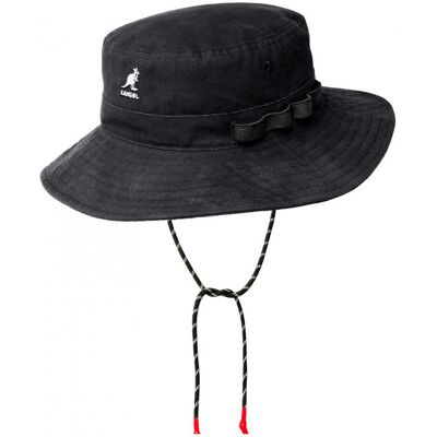 Καπέλο Kangol Utility cords jungle hat Black Small Καπέλο Kangol Utility cords jungle hat Black Small