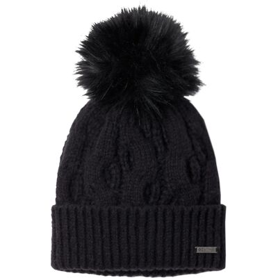 Σκούφος Columbia Boundless Days Cable Knit Pom Beanie Black One Size Σκούφος Columbia Boundless Days Cable Knit Pom Beanie Black One Size