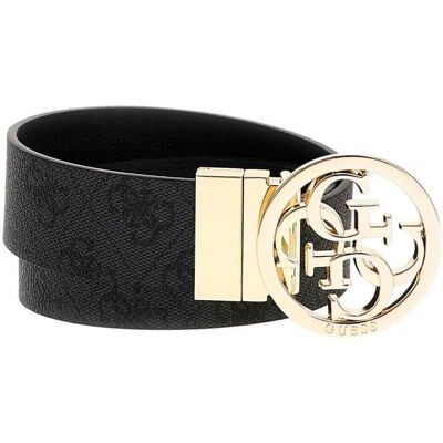 Ζώνη Guess Noelle Adj Pa Black Medium Ζώνη Guess Noelle Adj Pa Black Medium