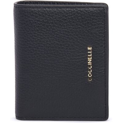 Πορτοφόλι Coccinelle 001 METALLIC SOFT Black One Size Πορτοφόλι Coccinelle 001 METALLIC SOFT Black One Size
