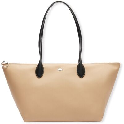 Πορτοφόλι Lacoste Athena Bag - Eco Beige Noir Black One Size Πορτοφόλι Lacoste Athena Bag - Eco Beige Noir Black One Size