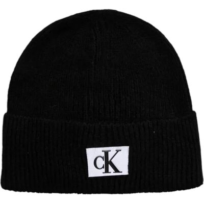 Σκούφος Calvin Klein Jeans SEASONAL PATCH BEANIE K50K512451 Black One Size Σκούφος Calvin Klein Jeans SEASONAL PATCH BEANIE K50K512451 Black One Size