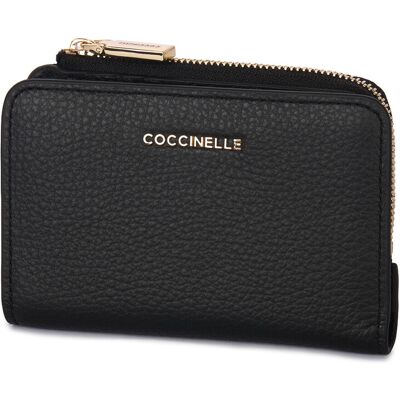 Πορτοφόλι Coccinelle 001 SOFT METAL Black One Size Πορτοφόλι Coccinelle 001 SOFT METAL Black One Size
