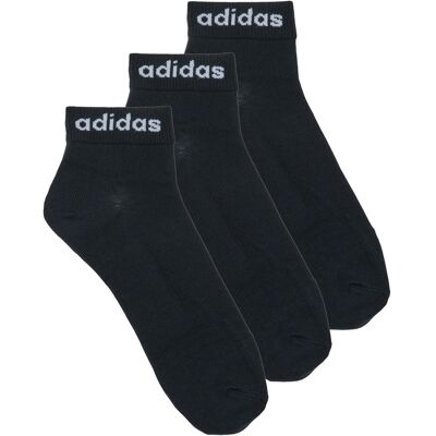 Κάλτσες adidas Think Linear Ankle Socks 3 Pairs Black Large Κάλτσες adidas Think Linear Ankle Socks 3 Pairs Black Large