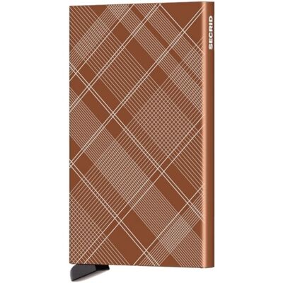Πορτοφόλι Secrid Tartan Brown One Size Πορτοφόλι Secrid Tartan Brown One Size