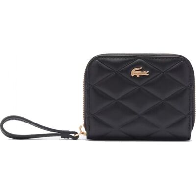 Πορτοφόλι Lacoste Small Crocodelle Leather Coin Purse Black One Size Πορτοφόλι Lacoste Small Crocodelle Leather Coin Purse Black One Size